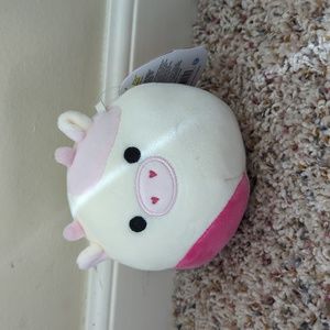Valentine's cow squishmallow